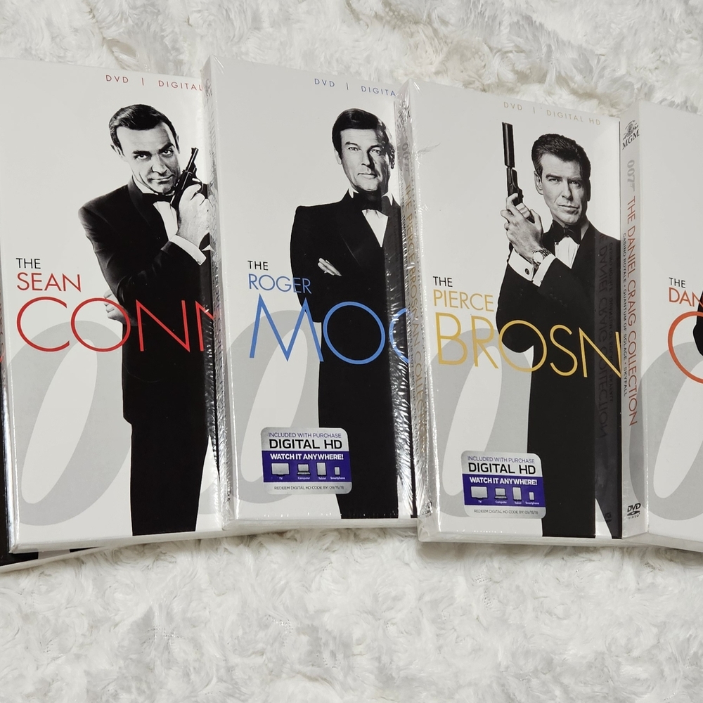 James Bond Ultimate Collection DVD Set - Black and White